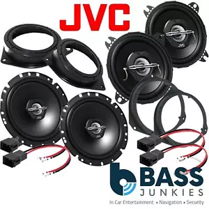 Vauxhall Corsa D 2006 - 2014 JVC 1020 Watts 5 Door Front & Rear Car Speaker Kit - Picture 1 of 1