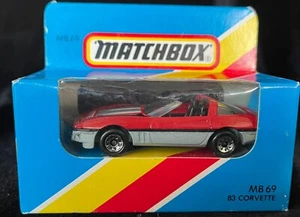 Matchbox-(1-75) - 69g - 1983 Corvette Red and Grey 1981 - Bild 1 von 1