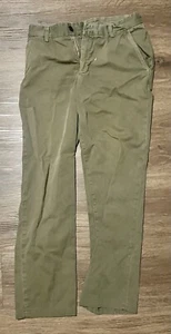 Wolf vs. Goat Olive Green Chinos - Size 33” - Picture 1 of 2