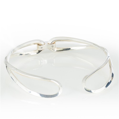 HERMÈS Autentico COLLANA HERMES ETREINTE Argento massiccio 925 162gr NUOVA SENZA ETICHETTE RARA