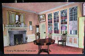 Fairfax, Virginia - Mt Vernon - Bibliothek - Mt Vernon Mansion - nicht verschickt. - Bild 1 von 2