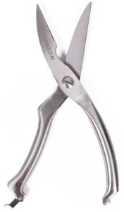 Geflügel-Schere Geflügelschere aus rostfreiem Edelstahl matte Optik 25 cm lang - Bild 1 von 3
