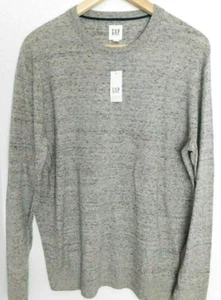 GAP Herren Pullover meliert grau GR. Small Baumwolle Polyester Rundhals NEU - Bild 1 von 4