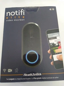 Video Doorbell Heath Zenith Notifi Elite 720PHD Nightvision SL-3012-00 - Picture 1 of 3