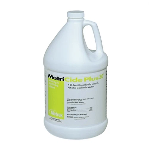 METREX METRICIDE PLUS 30 HIGH-LEVEL DISINFECTANT - 3.4% GLUTARALDEHYDE –1 GALLON