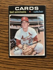 1971 Topps - #117 Ted Simmons (RC) Rookie Card