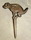 No Pooping Dog Potty Dumping Yard Lawn Sign Cast Iron Garden Stake Humorous 12"