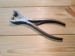 Vintage G Barnsley No.2 Plier Hole Punch Old Hand Tools Leatherworking Cobbler - Picture 1 of 5