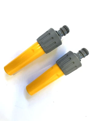 Hozelock Adjustable Garden Hose end Jet spray Nozzle Connector x 2 per set - Image 1 of 4