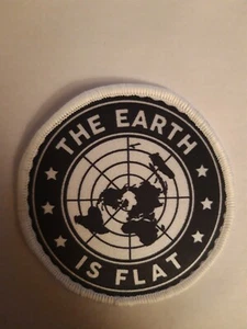 Flache Erde Erde NASA Firmament 3" Sublimation Aufbügeln oder Aufnähen Patch Abzeichen - Bild 1 von 1