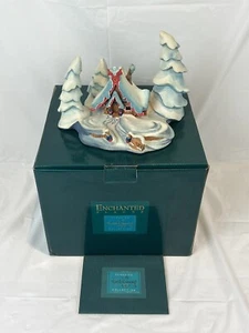 WDCC Enchanted Places Peter and the Wolf Nestled in the Snow + Peter Box & COA - Picture 1 of 5