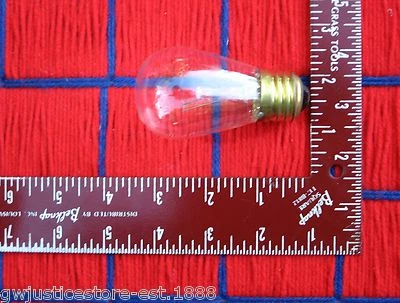 Clear EDISON 11w outdoor S14 sign marquee 11S14 LIGHT BULB ~EXTRAS ship for 7¢ - Image 1 of 4
