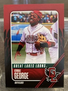 2025 Choice Kendall George Base Great Lakes Loons Team Card Dodgers - Bild 1 von 2