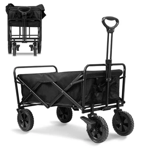 Bollerwagen Strandwagen Handwagen Faltbar Transportwagen Schubkarre - Bild 1 von 8