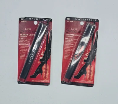 (2 PACK) Máscara Maybelline Lash Stiletto Ultimate Length - 951 MUY NEGRA Foto 1 de 2