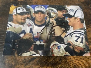 RYAN DIEM Signed AUTOGRAPH 4x6 Photo Auto NFL Indianapolis Colts Peyton - Picture 1 of 1