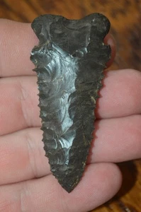 Great Serrated Dover Archaic Lobed Base Pinetree Decatur Co, TN 2.5 x 1.1/8 - Picture 1 of 4