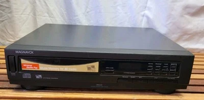 Reproductor de CD digital de discos compactos Magnavox AK630/17B de colección 1992 probado funcionando Foto 1 de 4