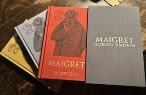 Folio Society MAIGRET SET TWO Georges Simenon: 3 Vols in Cloth Slipcase - Picture 1 of 9