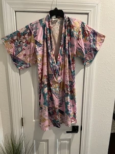 Japanese Yukata/Kimona . Girls Size 40”. 5-6 Yrs Little Kimono Princess. No OBI - Picture 1 of 16
