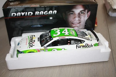  David Ragan #34 1/24 Farm Rich Ford Fusion Autographed with COA NIB - Image 1 of 3