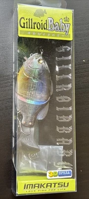 Imakatsu Gillroid Baby - 1,2 oz. JDM Swimbait - #749 3D Ghost Kogill Foto 1 de 4