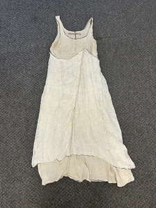 cynthia ashby dress Small sleeveless Tank Draped Layered Lagenlook Boho Dress - Picture 1 of 10