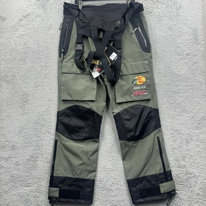 Bass Pro Shops 100MPH Gore-Tex Rain Bibs Mens Medium Outdoor Hiking Fishing - Picture 1 of 11