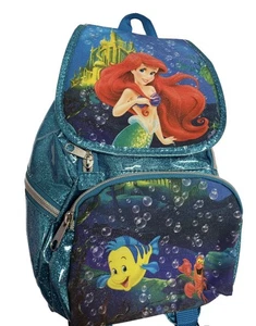 Disney Parks Ariel The Little Mermaid Backpack from Disney Parks Blue Glitter - Picture 1 of 10