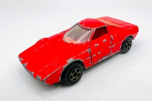 RARE all RED PLAYART Lancia Stratos Loose Vintage Hong Kong Opening Doors - Picture 1 of 7