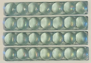 4 Pack Blue Pearlescent Liner Tile - Edge Trim - Backsplash, Shower - Picture 1 of 4