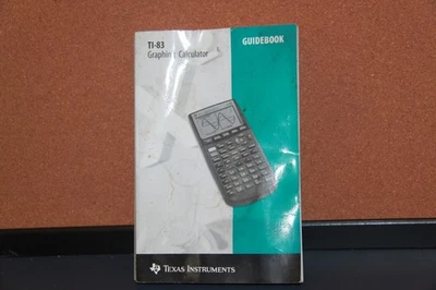 Texas Instruments TI-83 Graphing Calculator Instruction Manual S/C - Image 1 of 4