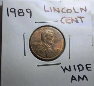 UNC 1989-P Lincoln centesimo errore largo AM  - Foto 1 di 5