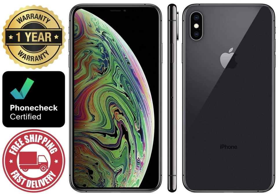 Apple iPhone XS A1920 - 64 GB - Space Gray (Unlocked) Smartphone - Image 1 of 1
