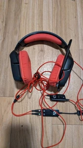 Logitech G230 Black/Red Over the Ear Gaming Headset With USB Dongle - Picture 1 of 6