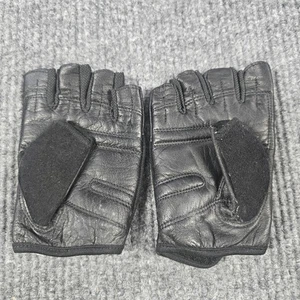 Valeo Weight Lifting Gloves Large Leather Mesh Fingerless Gym Workout Fitness - Picture 1 of 5
