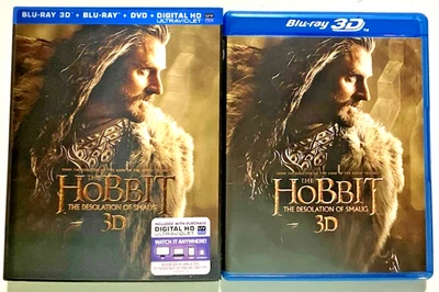 THE HOBBIT: The Desolation Of Smaug ~ 2014 ~ 3-D Blu Ray Combo Pack ~ PG-13 ~ NM - Image 1 of 4