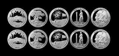 2013 S America the Beautiful National Parks Mint Silver & Clad Proof Sets   - Image 1 of 3