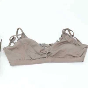 Oceanic O'neill Women's 365 Hybrid Voyage Top Bikini Swimsuit, Taupe, X-Large - Picture 1 of 7