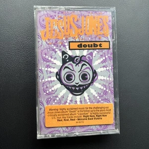 FACTORY SEALED-Jesus Jones: Doubt Cassette Tape SBK Records- W/ Hype Sticker - Picture 1 of 4