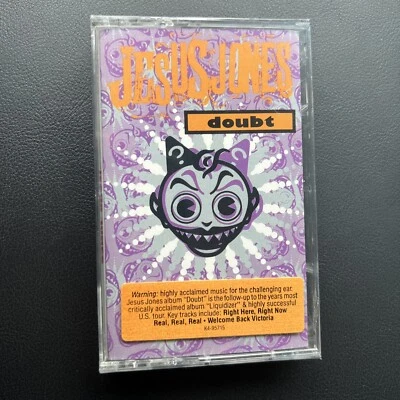 FACTORY SEALED-Jesus Jones: Doubt Cassette Tape SBK Records- W/ Hype Sticker - Image 1 of 4