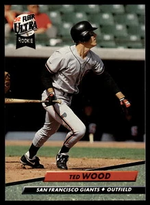 1992 Ultra #597 Ted Wood Rookie San Francisco Giants - Picture 1 of 2