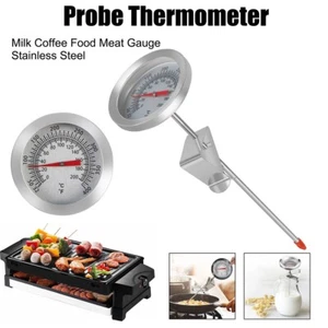 Instant Read Meat Probe Thermometer Digital Food Thermometer Liquids - Picture 1 of 7