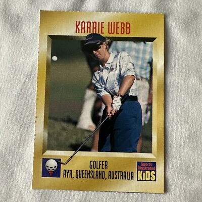 Karrie Webb 1996 Sports Illustrated SI para niños #481 Golf LPGA Legend Foto 1 de 2