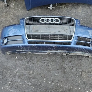 2005 AUDI A4 TDI SE ESTATE Front Bumper AVANT WITH FOG LIGHTS BLUE - Picture 1 of 7