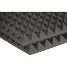 Auralex 2" StudioFoam Pyramid 2''x2'x2" Panels (12 pack) Charcoal 2"