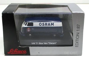 Schuco 1/87 25379 VW T1 OSRAM blau/weiß OVP (Spur H0)(A9-01) - Bild 1 von 1
