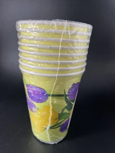 Blooming Tulips Hot/Cold 9oz Cups 8Ct - Picture 1 of 2