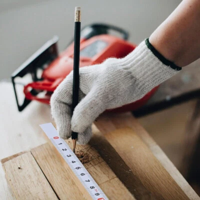 Self-Adhesive Measuring Tape Stainless Steel Workbench Ruler Metric Scale Tool - Image 1 of 4