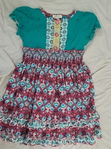 Matilda Jane Size 4 Short Sleeve Green Dress NWOT - Picture 1 of 4